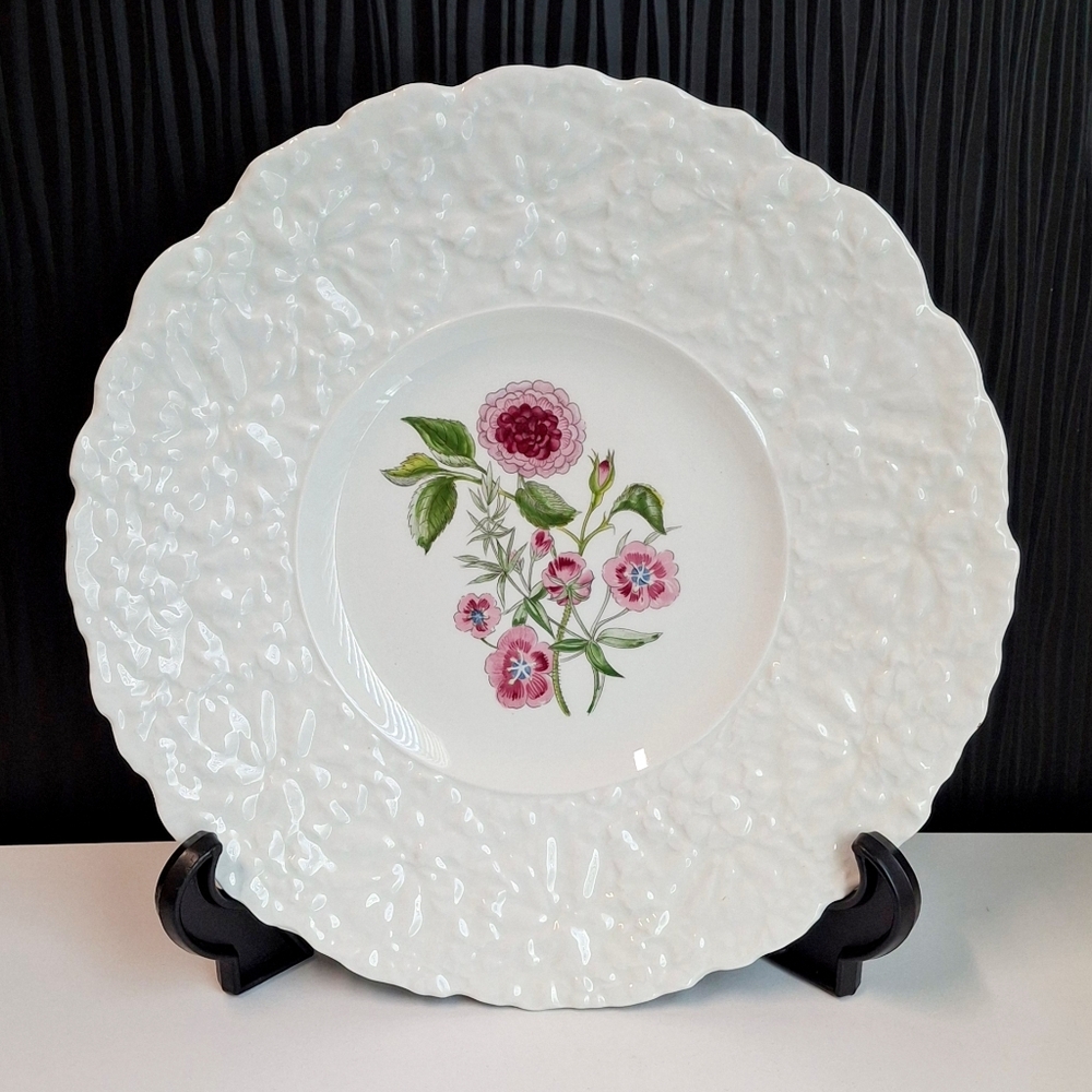 Vintage Royal Cauldon Bristol Ironstone "Pimpernel" Plate, 9 1/4" Diameter